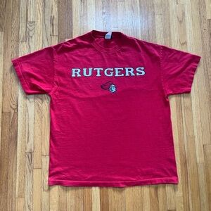 Red Rutgers University T-Shirt